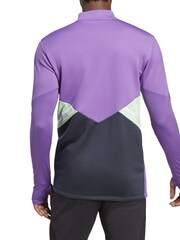 adidas Purple Real Madrid Training Top - Image 2 of 2