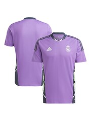 adidas Purple Real Madrid Pro Training Jersey - Image 1 of 3
