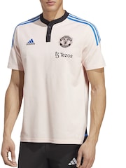 adidas Pink Manchester United Training Polo Shirt - Image 1 of 2