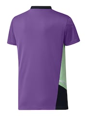 adidas Purple Real Madrid Training Jersey Womens - Image 3 of 3