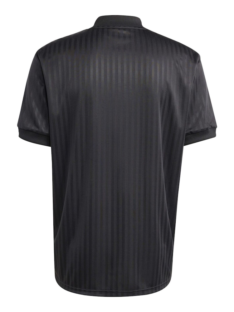 adidas Black Manchester United Icon Jersey - Image 3 of 3