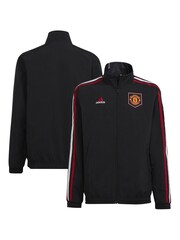 adidas Black Manchester United Reversible Anthem Jacket Kids - Image 1 of 3