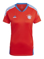 Rot - adidas Fc Bayern Trainings-Trikot für Damen - Bild 2 von 3