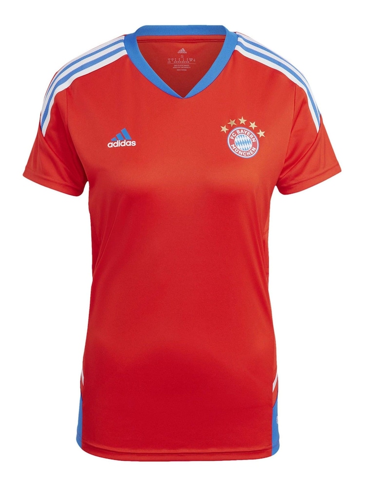 Rot - adidas Fc Bayern Trainings-Trikot für Damen - Bild 2 von 3