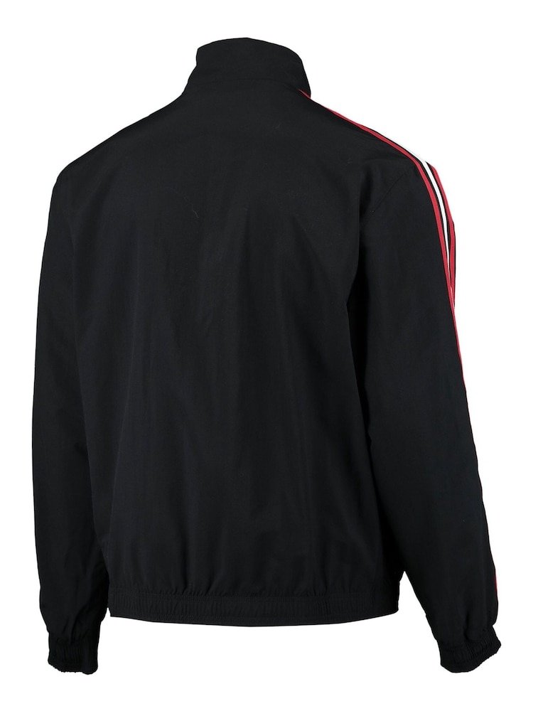 adidas Black Manchester United Reversible Anthem Jacket - Image 3 of 3