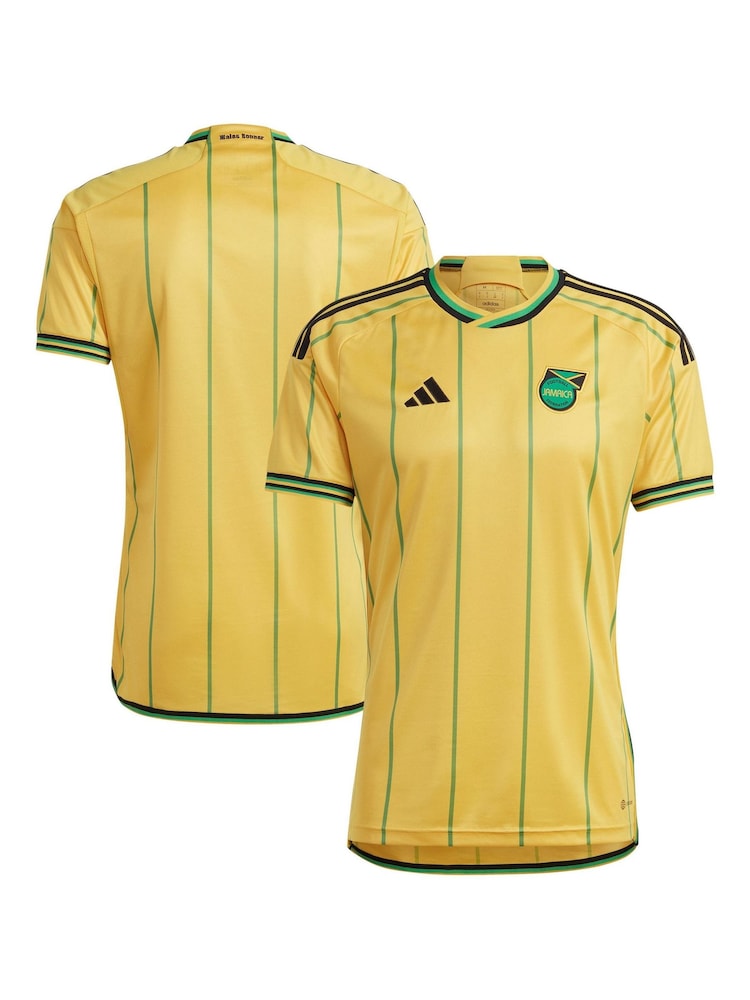 adidas Yellow Jamaica 2023 Home Shirt - Image 1 of 3