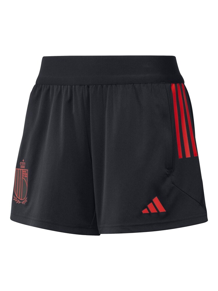 adidas Black Belgium Training Shorts Womens - Image 2 of 3 adidas Black Belgium Training Shorts Womens - Image 2 of 3