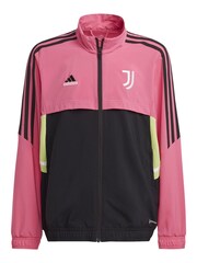adidas Pink Juventus Training Presentation Jacket Kids - Image 2 of 5