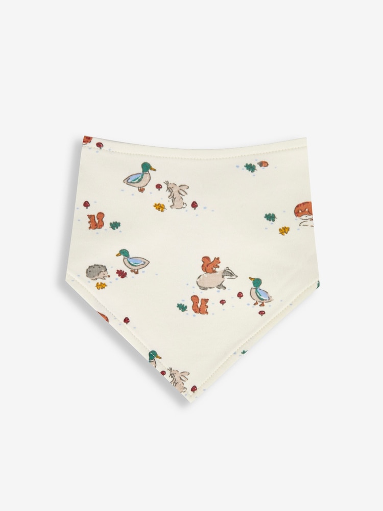 Criaturas del bosque/Zorro - Pack de 3 baberos para bebé de algodón de Jojo Maman Bébé - Imagen 4 de 4 Criaturas del bosque/Zorro - Pack de 3 baberos para bebé de algodón de Jojo Maman Bébé - Imagen 4 de 4