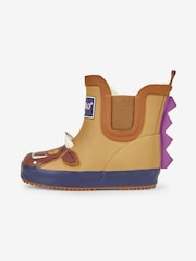 JoJo Maman Bébé Brown Kids' The Gruffalo Cosy Lined Ankle Wellies - Image 4 of 8