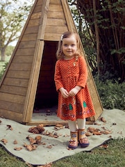 JoJo Maman Bébé Brown Kids' The Gruffalo Cosy Lined Ankle Wellies - Image 6 of 8