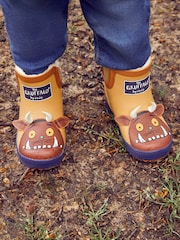 JoJo Maman Bébé Brown Kids' The Gruffalo Cosy Lined Ankle Wellies - Image 8 of 8