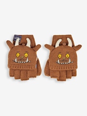 JoJo Maman Bébé Brown Kids The Gruffalo Gloves - Image 1 of 4
