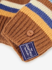 JoJo Maman Bébé Brown Kids The Gruffalo Gloves - Image 4 of 4