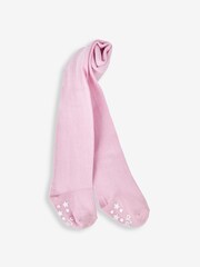 JoJo Maman Bébé Pink 2-Pack Cotton Rich Tights - Image 2 of 4