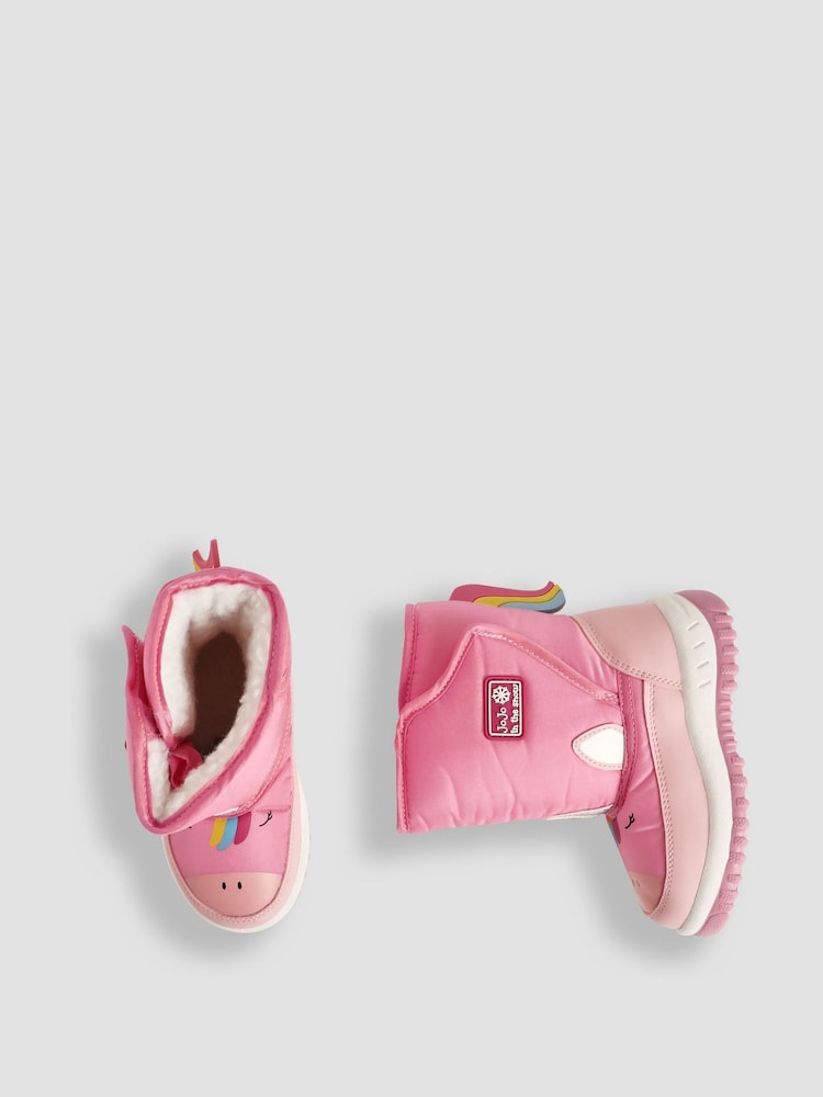Dziewczęce śniegowce Jojo Maman Bébé z motywem jednorożca - Image 4 of 6