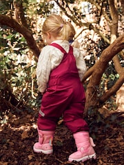JoJo Maman Bébé Pink Girls' Unicorn Snow Boots - Image 5 of 6
