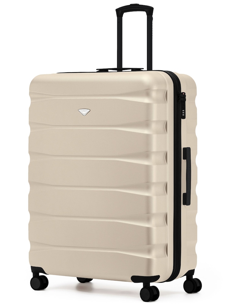 Flight Knight Cream 8 Wheel ABS Hard Case Hold Suitcase - Image 1 of 1