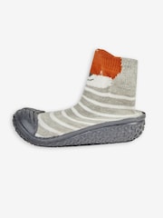 JoJo Maman Bébé Calcetines Zapatillas Fox Indoor Outdoor - Imagen 3 de 4