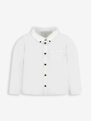 JoJo Maman Bébé Navy Boys' Tartan Waistcoat, Shirt & Cord Trousers Set With Bow Tie - Image 2 of 9