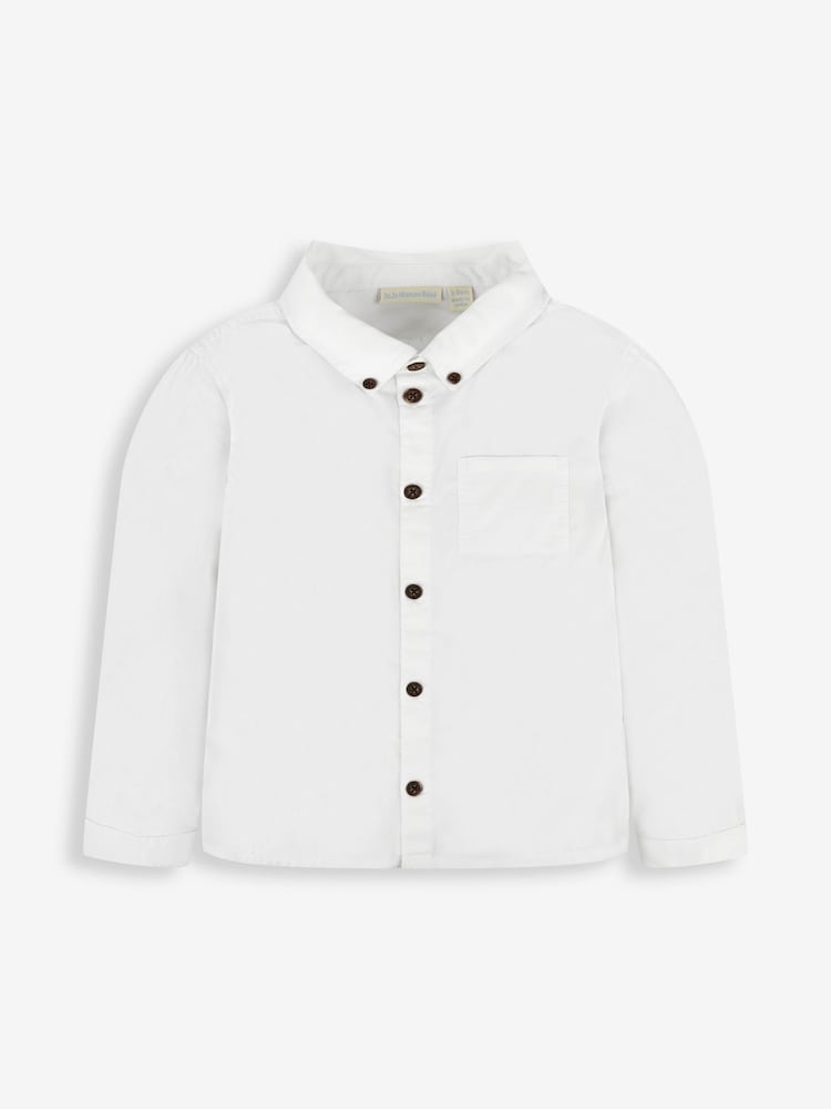 JoJo Maman Bébé Navy Boys' Tartan Waistcoat, Shirt & Cord Trousers Set With Bow Tie - Image 2 of 9