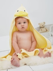 JoJo Maman Bébé Personalised Duck Hooded Towel - Image 4 of 4