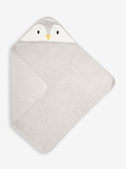 JoJo Maman Bébé Personalised Penguin Hooded Towel - Image 2 of 5