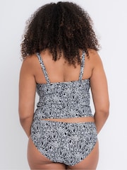 Curvy Kate Print Sundown Black Tankini - Image 2 of 4