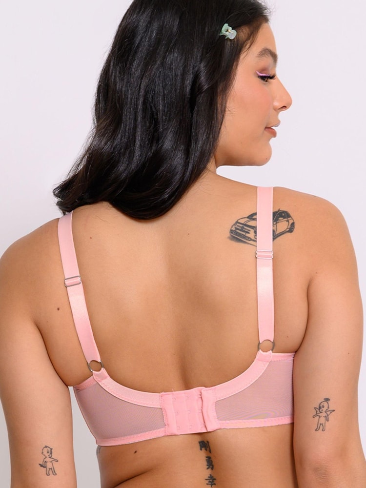 Curvy Kate Pink Lift Off Padded Balcony Bra - Image 2 of 3