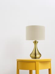 Searchlight Antique Brass Lucerne Touch Table Lamp - Image 2 of 4