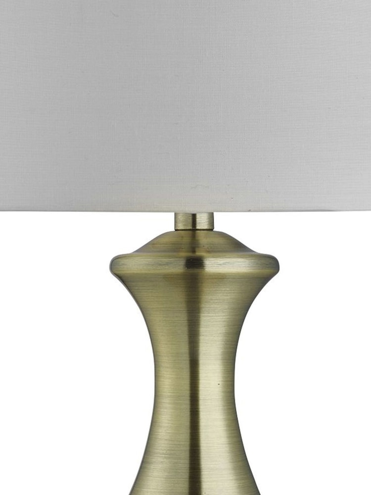 Searchlight Antique Brass Lucerne Touch Table Lamp - Image 4 of 4