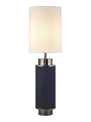 Searchlight Black Acacia Navy Table Lamp - Image 2 of 3