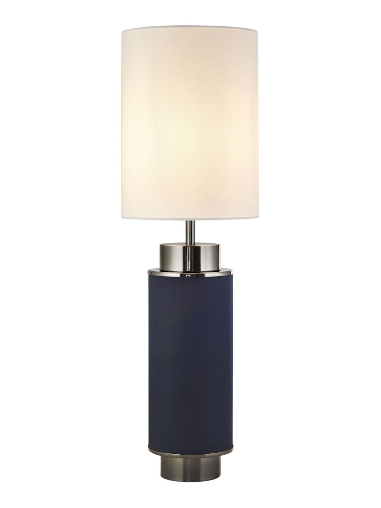 Searchlight Black Acacia Navy Table Lamp - Image 2 of 3