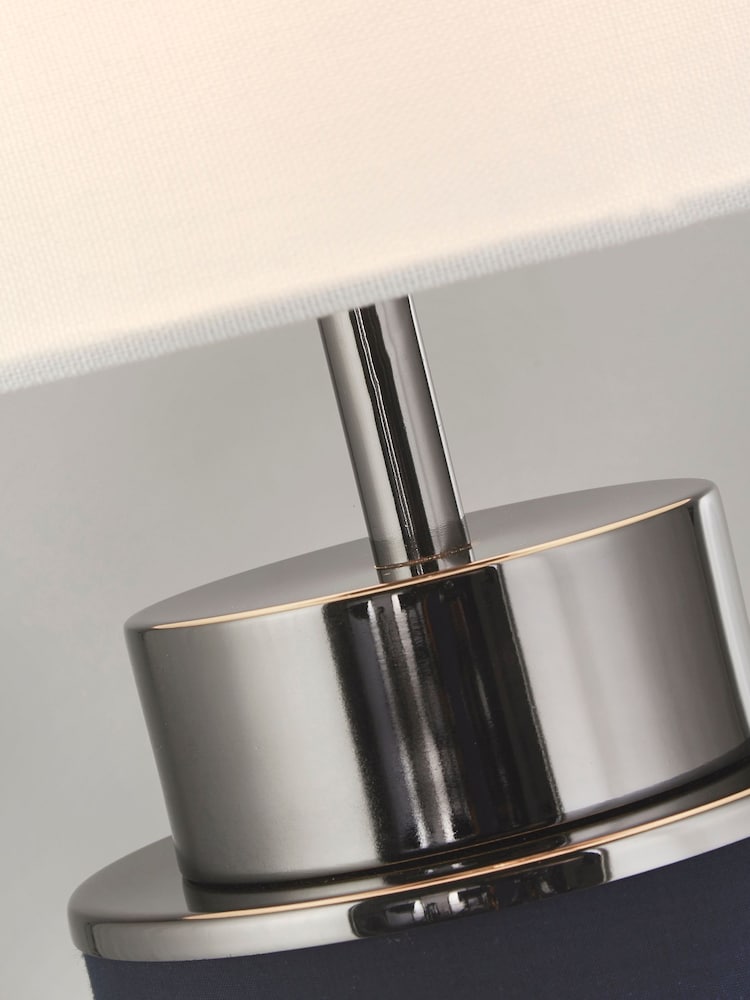 Searchlight Black Acacia Navy Table Lamp - Image 3 of 3