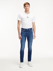 Calvin Klein Blue Slim Taper Jeans - Image 2 of 5