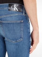 Calvin Klein Blue Slim Taper Jeans - Image 3 of 5