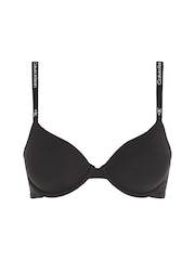 Calvin Klein Black Lightly Lined Demi Bra - Image 3 of 4