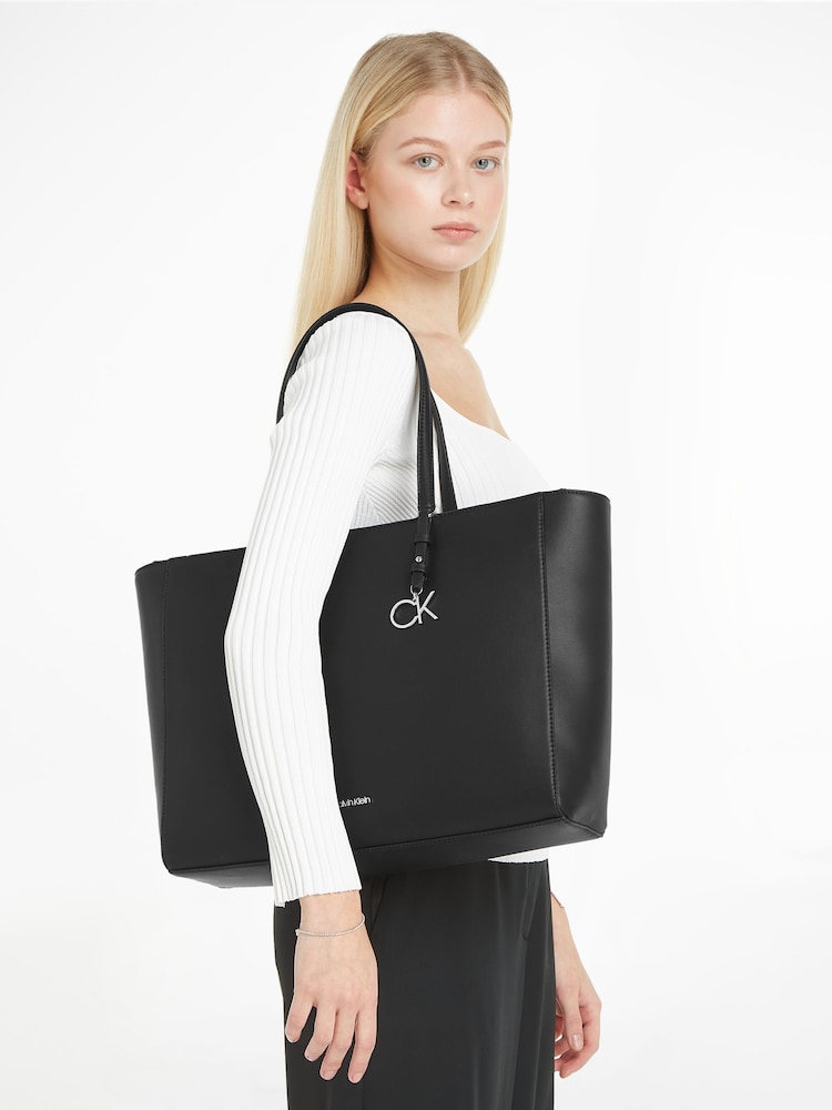 Calvin Klein Black Medium Shopper Bag - Image 3 of 4