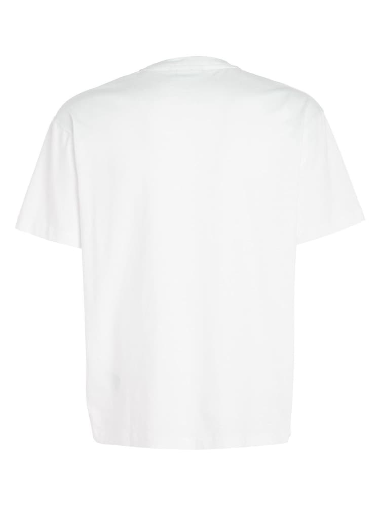 Biały - Dopasowana koszulka Calvin Klein Comfort z logo, w 100% z bawełny - Image 5 of 6