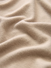 Mole Brown Cosy Short Sleeve Crew Neck Jumper - Image 6 of 6