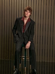 Black EDIT Oversized Suit Jacket - Image 3 of 13