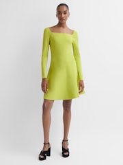 Florere Knitted Skater Mini Dress - Image 1 of 6