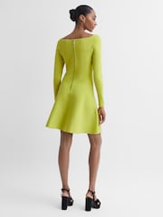 Florere Knitted Skater Mini Dress - Image 5 of 6
