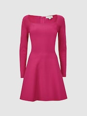 Florere Knitted Skater Mini Dress - Image 2 of 5