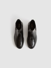 Reiss Black Chiltern Leather Chelsea Boots - Image 4 of 5