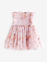 Pink Mesh Party Dress (3mths-7yrs) - Image 5 of 6