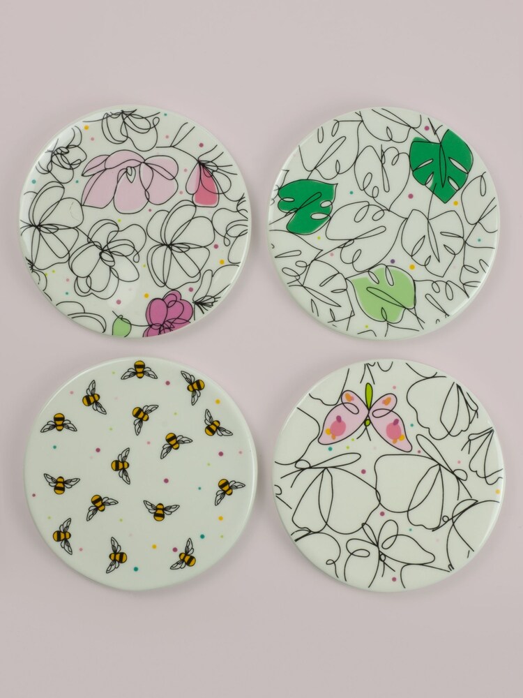 Belly Button Designs Mobuis Set of 4 Coasters - Image 1 of 2