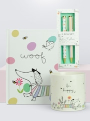 Belly Button Designs Jolie Sausage Dog Notebook Pen & Pot Set - Image 1 of 3
