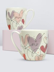 Belly Button Designs Mr &  Mrs Mug Set - Image 1 of 3