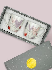 Belly Button Designs Mr &  Mrs Mug Set - Image 2 of 3